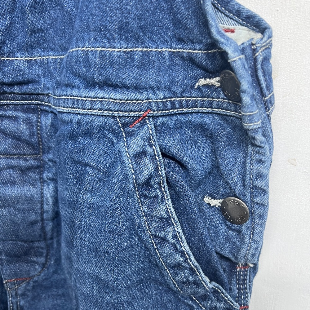 Free People 27 Medium wash denim overalls - Picture 4 of 6